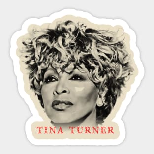 tina turner visual art Sticker